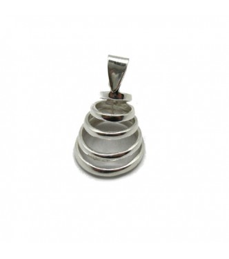 PE001337 Stylish genuine sterling silver pendant solid hallmarked 925